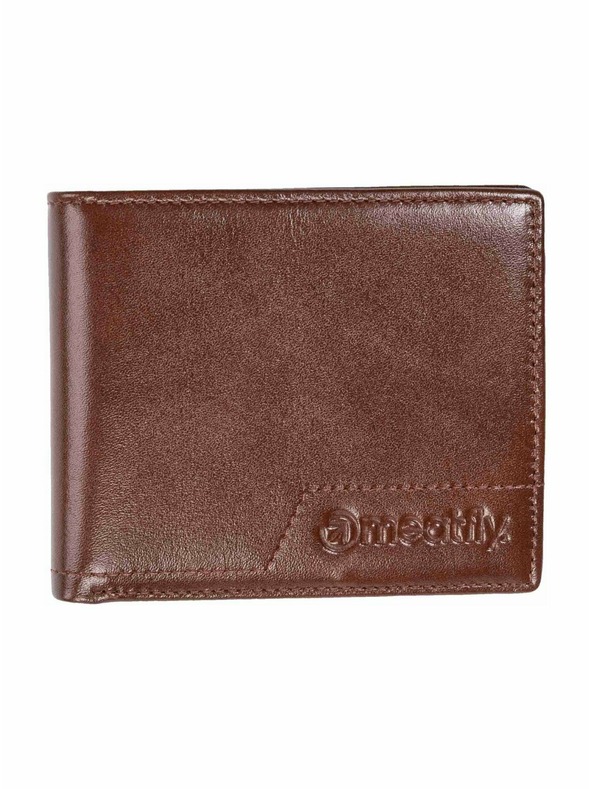 Meatfly Meatfly kožna novčanik Eliot Premium Brown