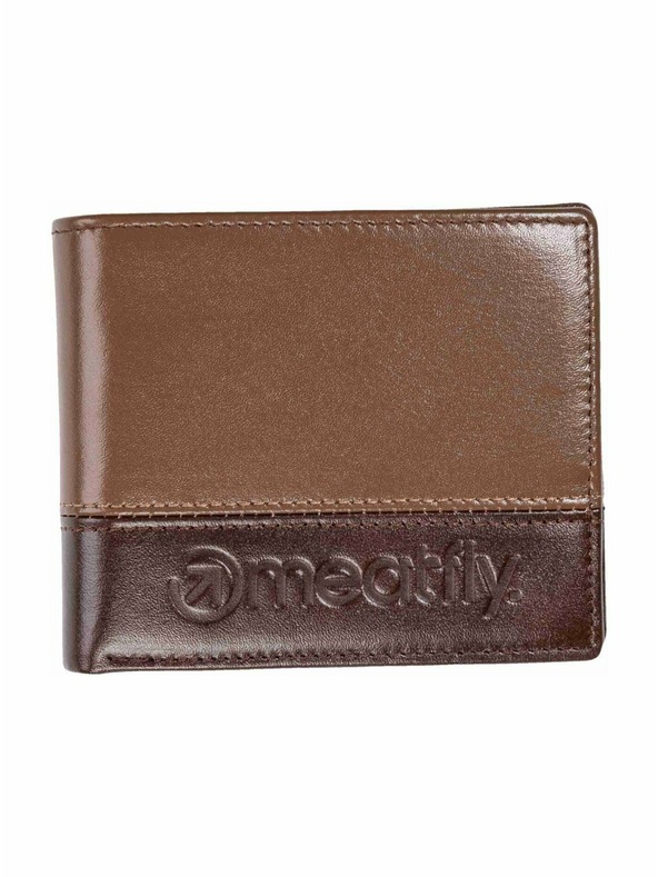 Meatfly Meatfly kožna novčanik Eddie Premium Brown