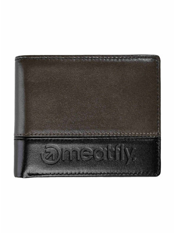 Meatfly Meatfly kožna novčanik Eddie Premium Grey