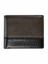 Meatfly Meatfly kožna novčanik Eddie Premium Grey