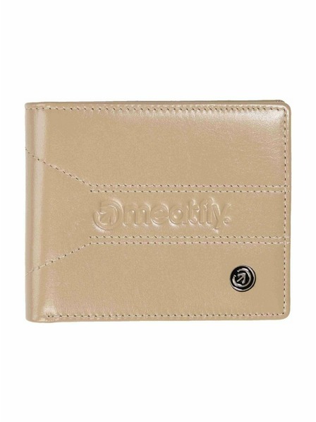 Meatfly Meatfly kožna novčanik Zac Premium Beige