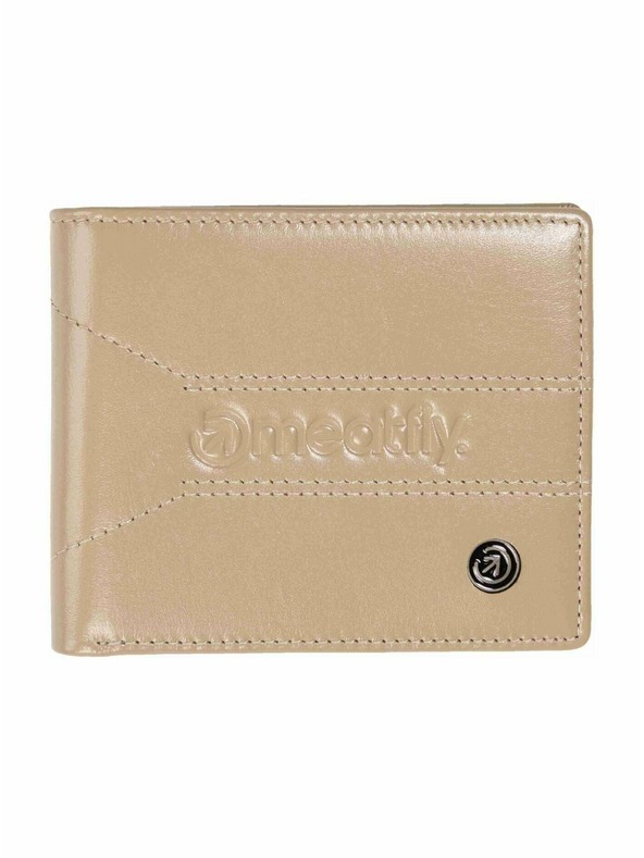 Meatfly Meatfly kožna novčanik Zac Premium Beige