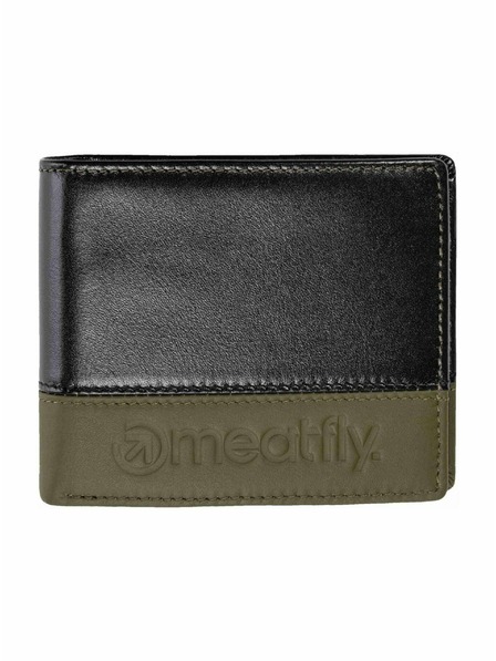 Meatfly Meatfly kožna novčanik Eddie Premium Olive / Black