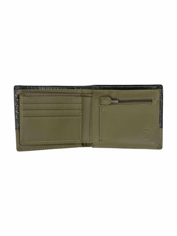 Meatfly Meatfly kožna novčanik Eddie Premium Olive / Black