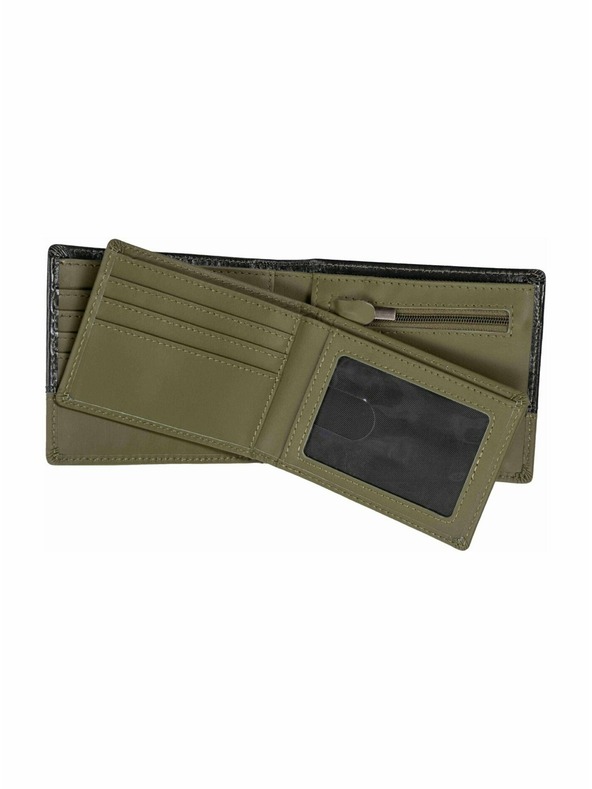 Meatfly Meatfly kožna novčanik Eddie Premium Olive / Black