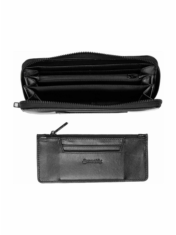 Meatfly Meatfly kožna novčanik Leila Premium Black