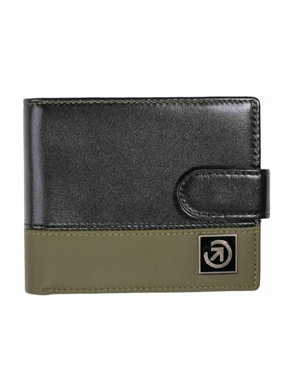 Meatfly Meatfly kožna novčanik Nathan Premium Olive / Black