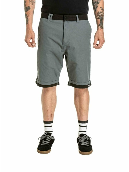 Meatfly Meatfly muške šorts Barry 2.0 Grey / Black Ripstop
