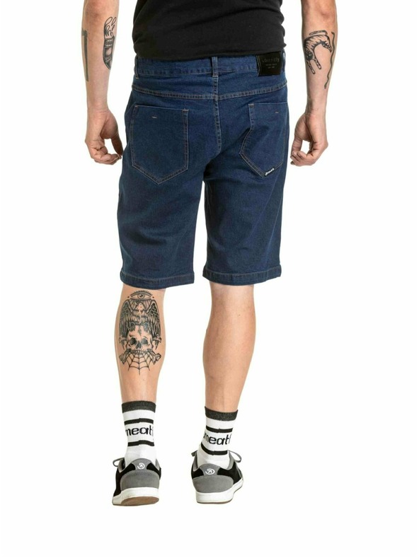 Meatfly Meatfly muške šorts Just 2.0 Denim Rinse Wash