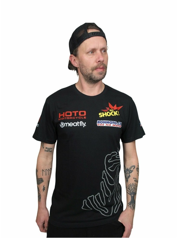 Meatfly Meatfly muške majice Dakar Beduin Black