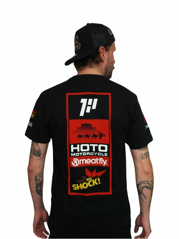 Meatfly Meatfly muške majice Dakar Beduin Black