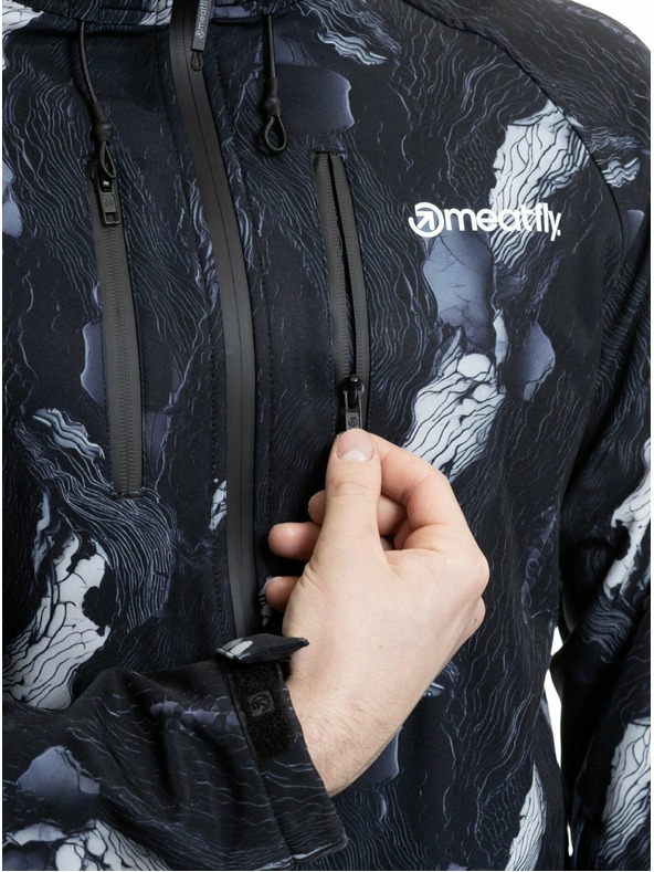 Meatfly Meatfly muška softshell jakna Rasmussen Deep Lake