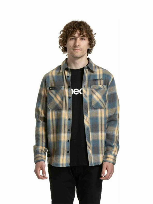 Meatfly Meatfly muška košulja Kurt Cream / Blue