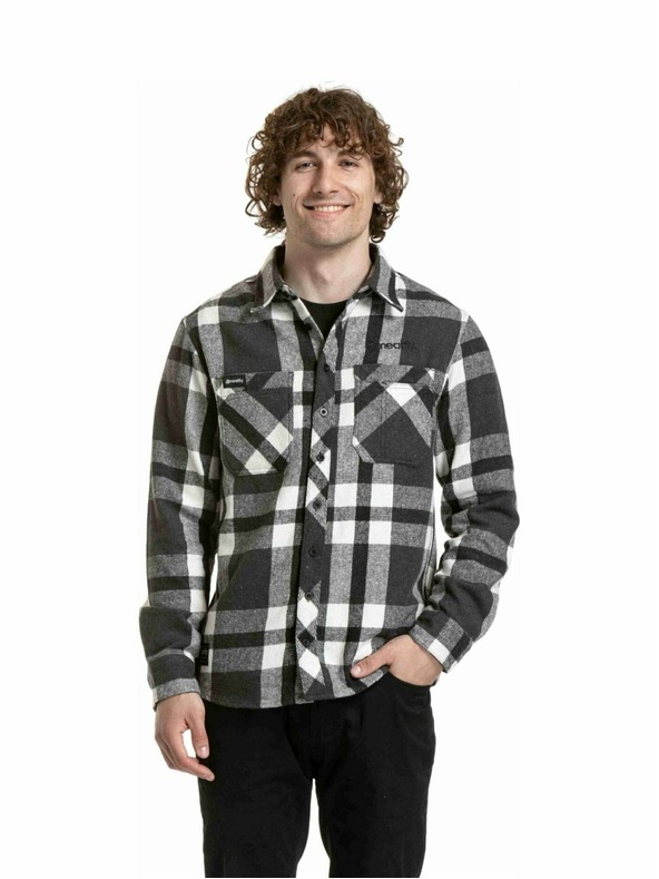 Meatfly Meatfly muška košulja Woody Premium Black