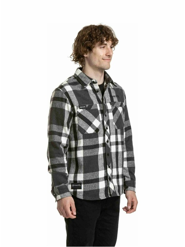 Meatfly Meatfly muška košulja Woody Premium Black