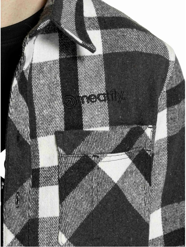 Meatfly Meatfly muška košulja Woody Premium Black