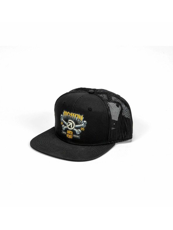Meatfly Meatfly kapa Crossbones Trucker Black