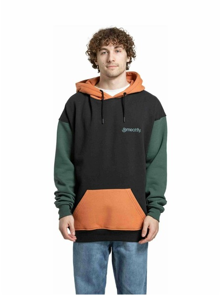 Meatfly Meatfly unisex mikina Fry Green / Sunbrun