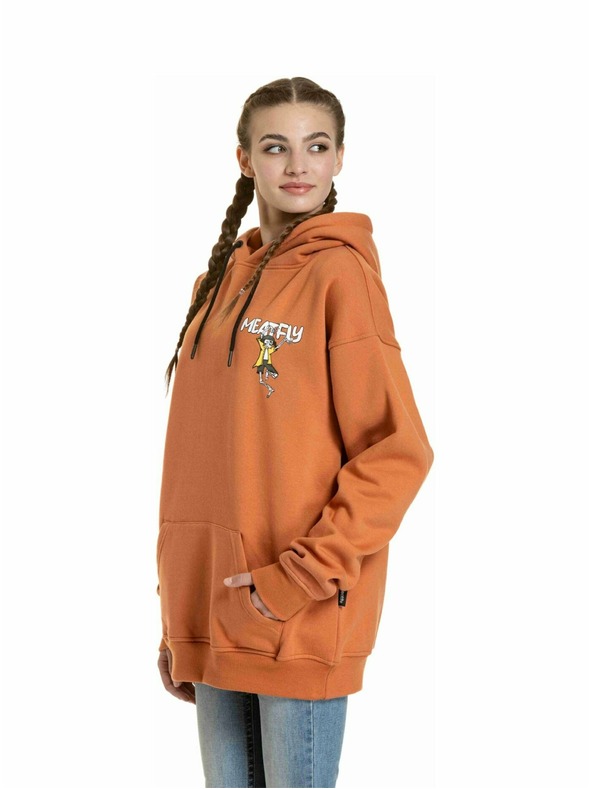Meatfly Meatfly unisex mikina Fry Sunbrun