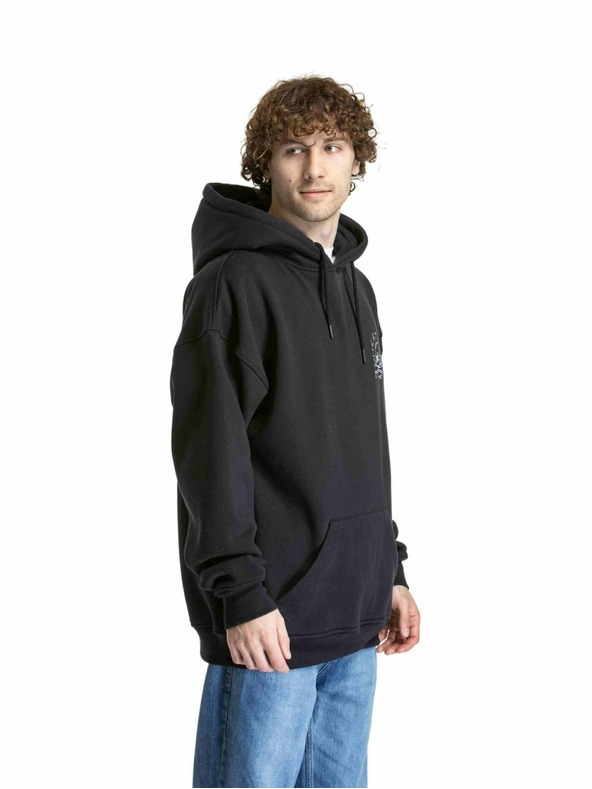 Meatfly Meatfly unisex mikina Fry Skull Black