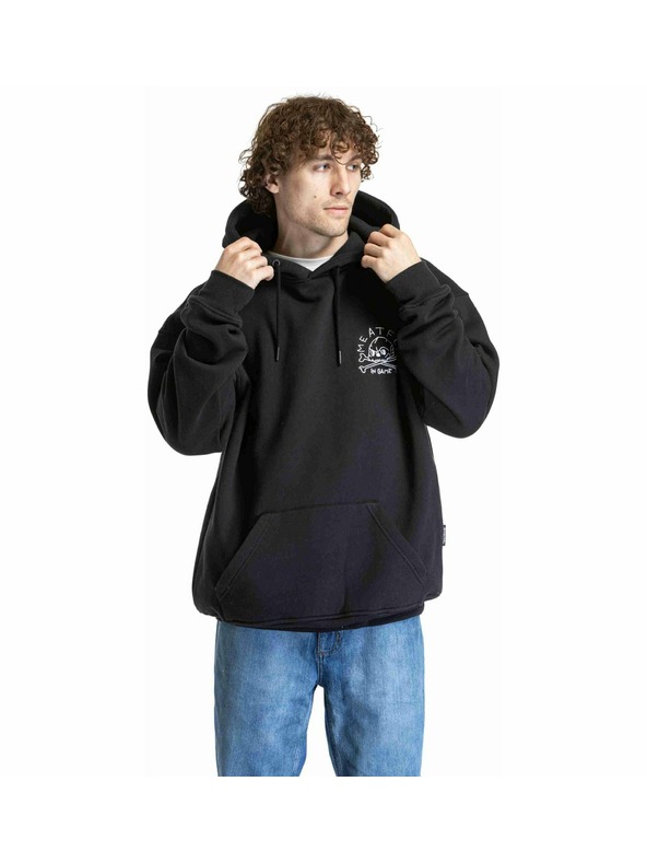 Meatfly Meatfly unisex mikina Fry Skull Black