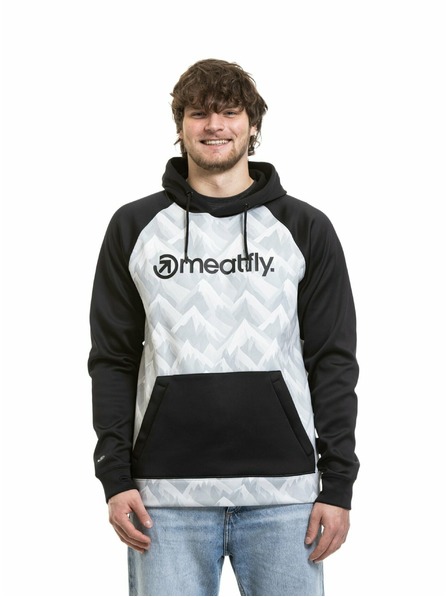 Meatfly Meatfly muška tehnička mikina Gravel White Mountains