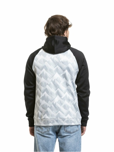 Meatfly Meatfly muška tehnička mikina Gravel White Mountains