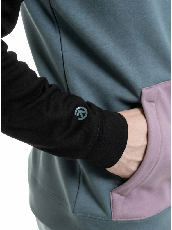 Meatfly Meatfly muška tehnička mikina Gravel Orchid / Blue Sea