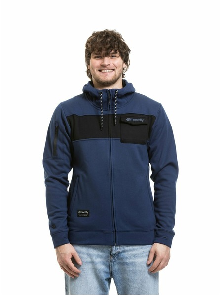 Meatfly Meatfly muška tehnička mikina Josh Dark Ocean / Black