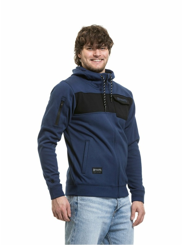 Meatfly Meatfly muška tehnička mikina Josh Dark Ocean / Black