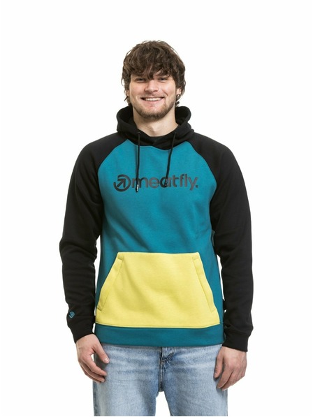 Meatfly Meatfly muška tehnička mikina Gravel Hb Blue / Lime