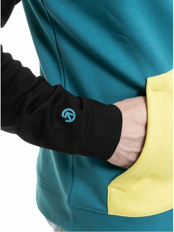 Meatfly Meatfly muška tehnička mikina Gravel Hb Blue / Lime