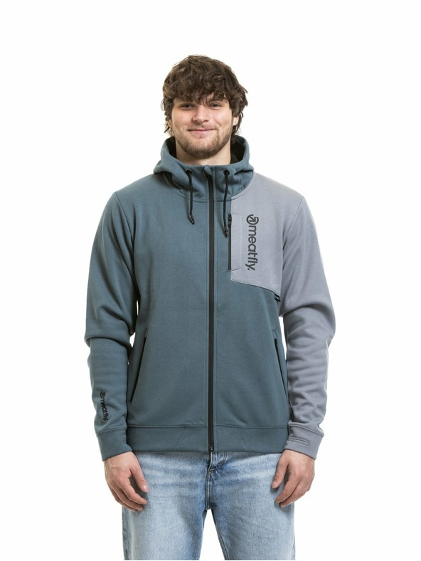 Meatfly Meatfly muška tehnička mikina Lightyear Blue Sea / Silver