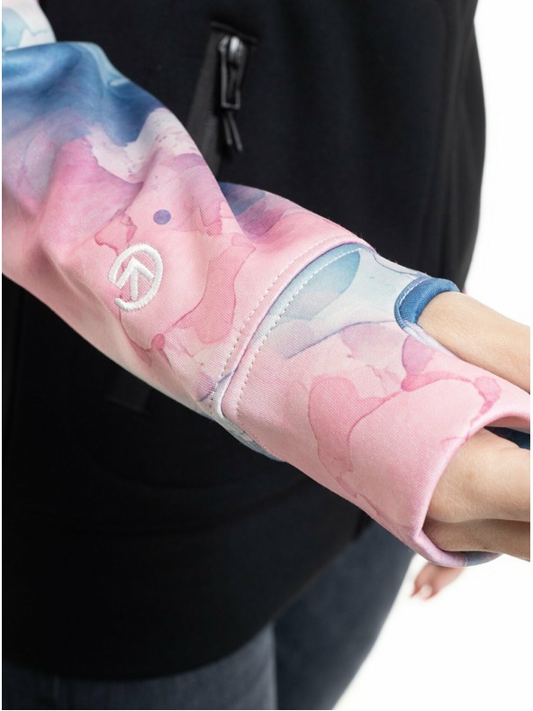 Meatfly Meatfly ženska tehnička mikina Omni Color Bubbles / Black