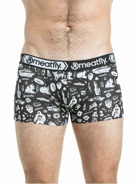 Meatfly Meatfly muške bokserice Balboa Double Pack Riot Act Seamless