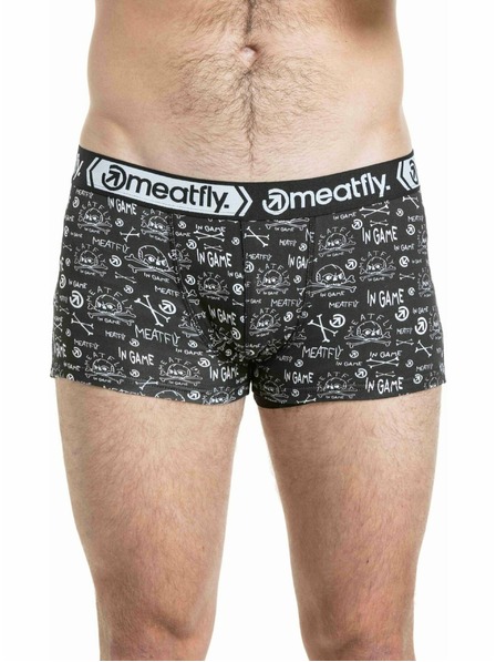 Meatfly Meatfly muške bokserice Balboa Double Pack Million Dollar Skull