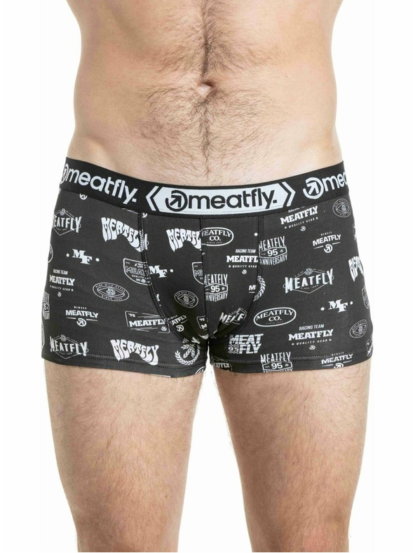 Meatfly Meatfly muške bokserice Balboa Double Pack Badges