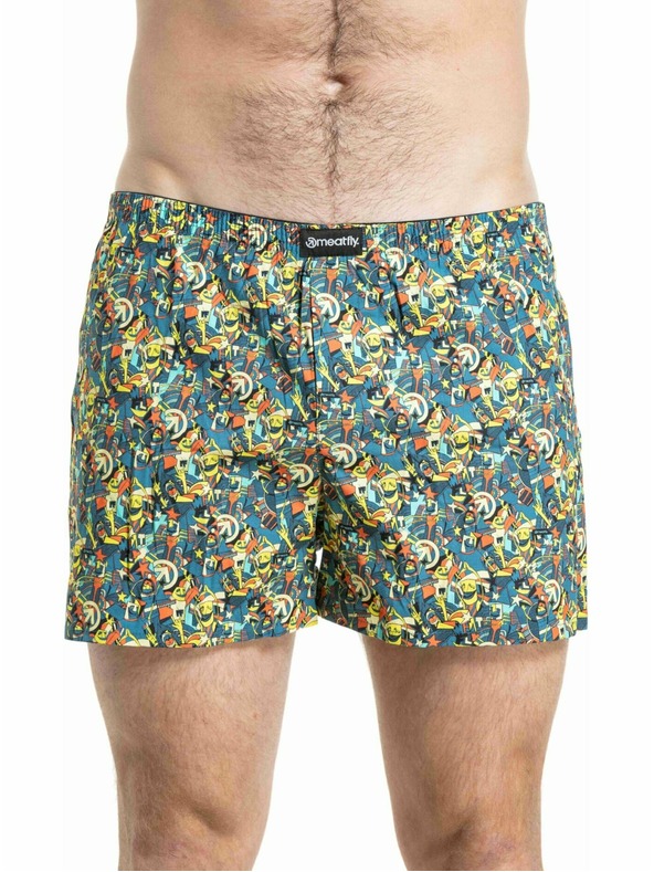Meatfly Meatfly muške tregnje Agostino Blue Partyboi / Cityboi Double Pack