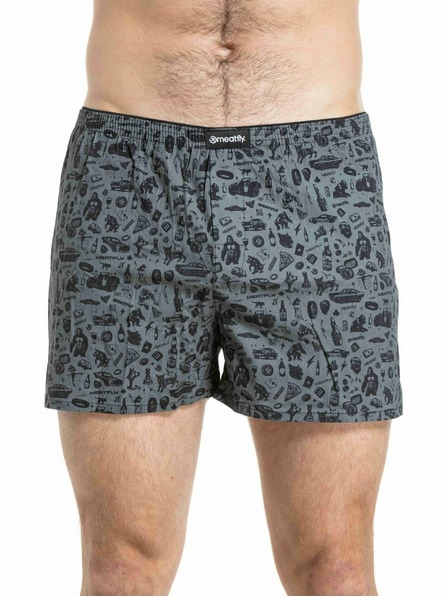 Meatfly Meatfly muške gaće Agostino Riot Act Seamless Double Pack