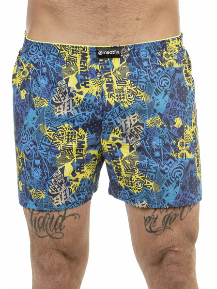 Meatfly Meatfly muške gaće Agostino Double Pack B - Mosh