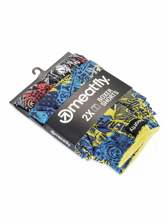 Meatfly Meatfly muške gaće Agostino Double Pack B - Mosh