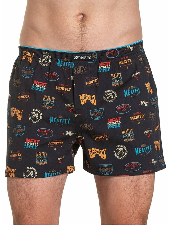 Meatfly Meatfly muške gaće Agostino Double Pack H - Badges