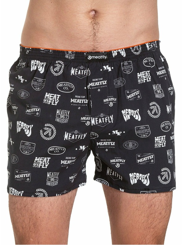 Meatfly Meatfly muške gaće Agostino Double Pack H - Badges