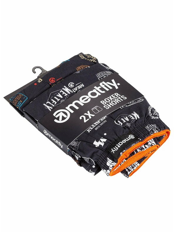 Meatfly Meatfly muške gaće Agostino Double Pack H - Badges