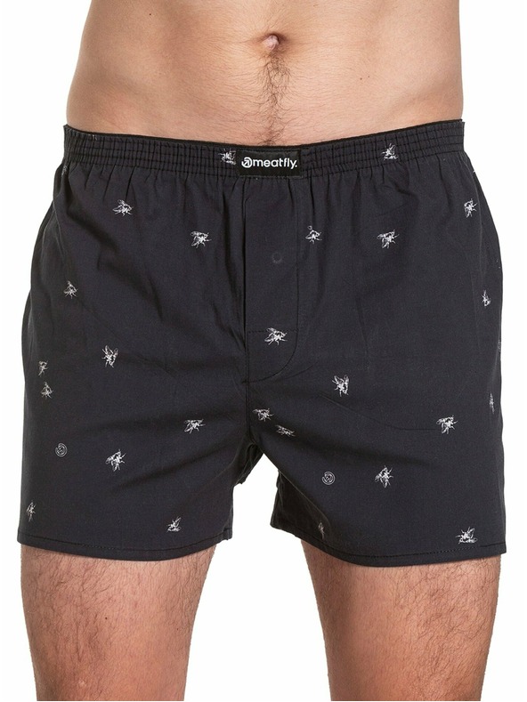 Meatfly Meatfly muške gaće Agostino Double Pack I - Flies