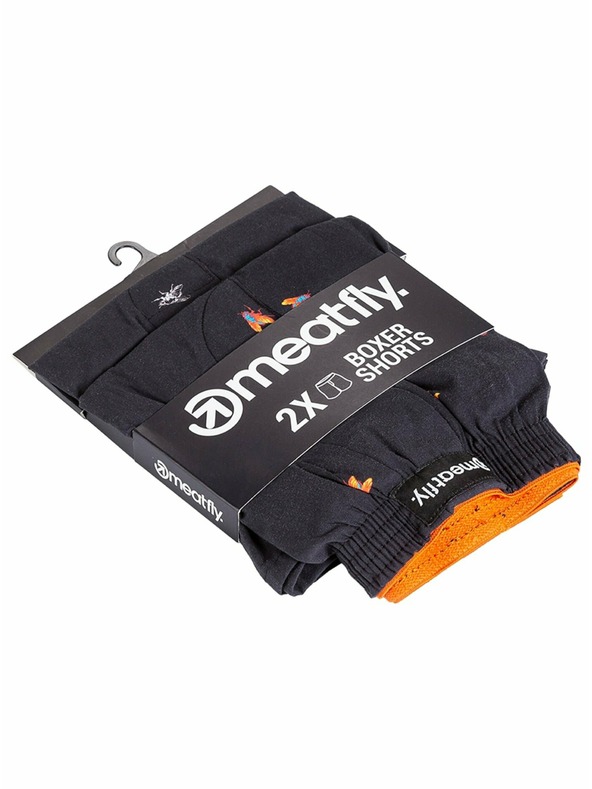 Meatfly Meatfly muške gaće Agostino Double Pack I - Flies