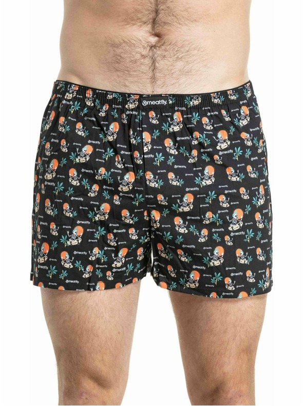 Meatfly Meatfly muške gaće Agostino SK8 Skeleton / Fly Double Pack