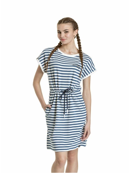 Meatfly Meatfly ženske haljine Lottie Blue Stripes