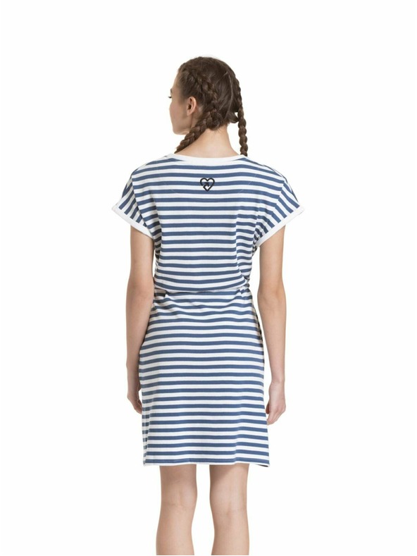 Meatfly Meatfly ženske haljine Lottie Blue Stripes
