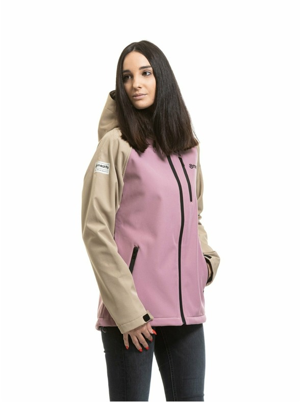 Meatfly Meatfly ženska softshell jakna Zaja Safari / Rose